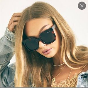 Quay icy studded sunglasses